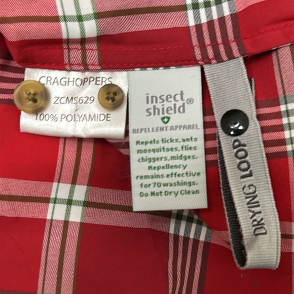 Craghoppers NOSILIFE BALBOR LONG SLEEVE SHIRT - Srirracha Chk - Picture 7 of 15